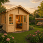 Fjordholz Gartenhaus Modell Jura 44