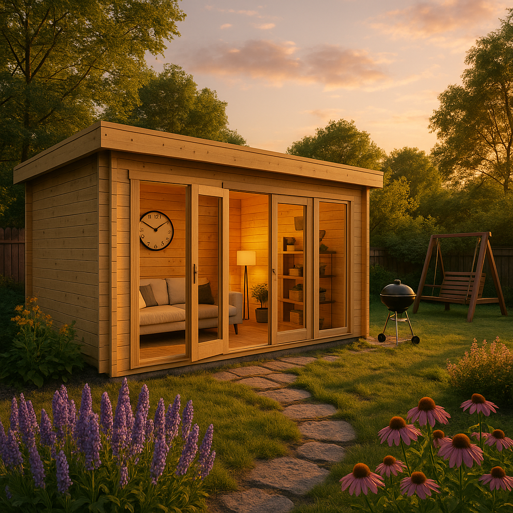 Fjordholz Gartenhaus Modell Kevin 70