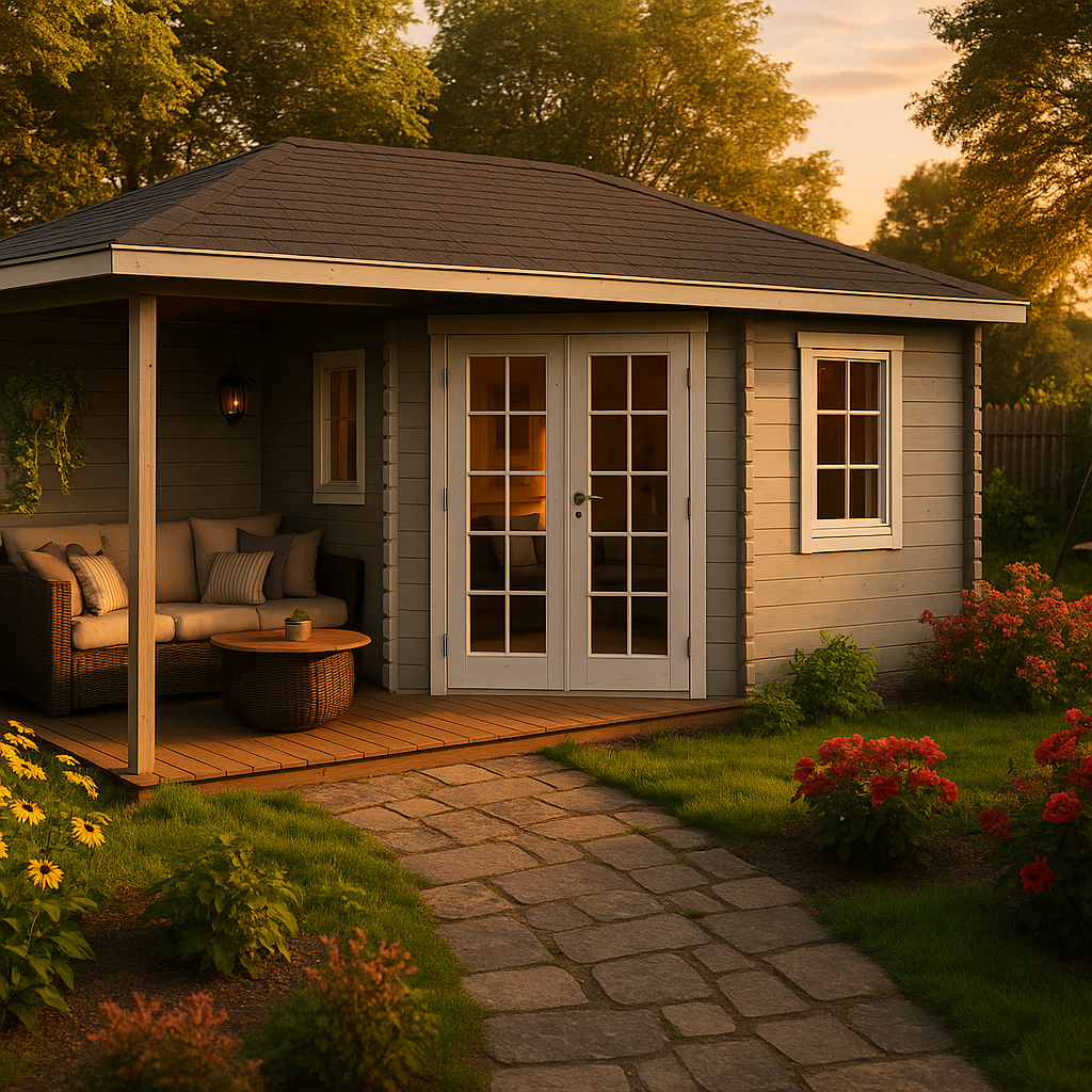 Fjordholz Gartenhaus Modell Kiano 44 A