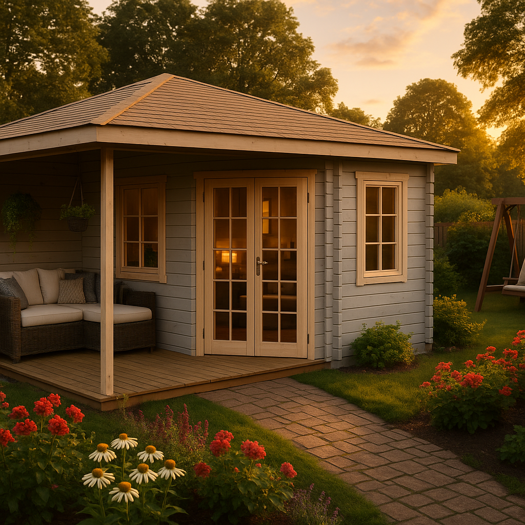Fjordholz Gartenhaus Modell Kiano 44 A Fjordholz Gartenhaus Modell Kiano 44 A