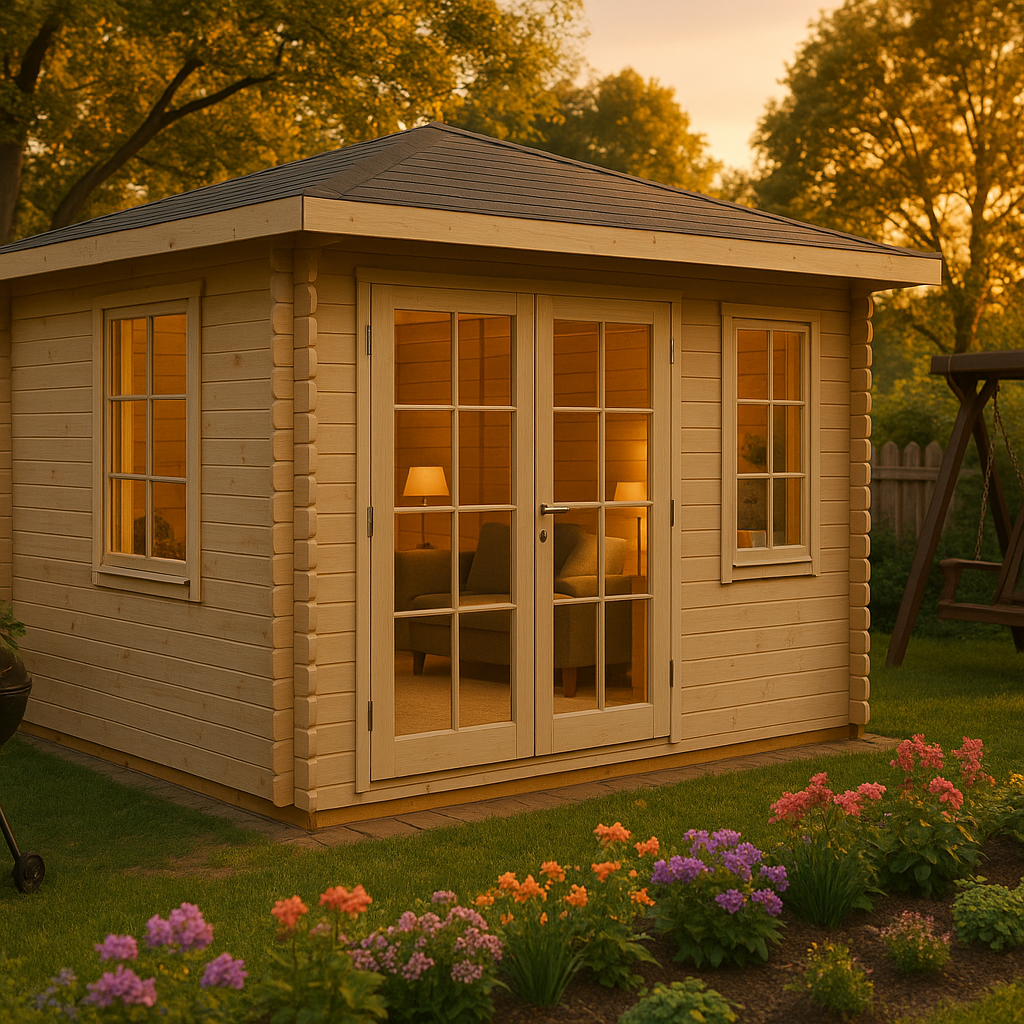 Fjordholz Gartenhaus Modell Kiano 44 B| Rabatt: 26%