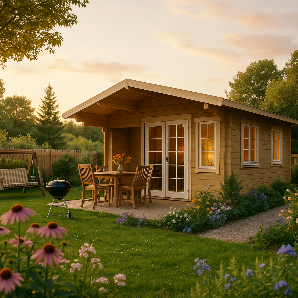 Fjordholz Gartenhaus Modell Kiano 44 C Fjordholz Gartenhaus Modell Kiano 44 C