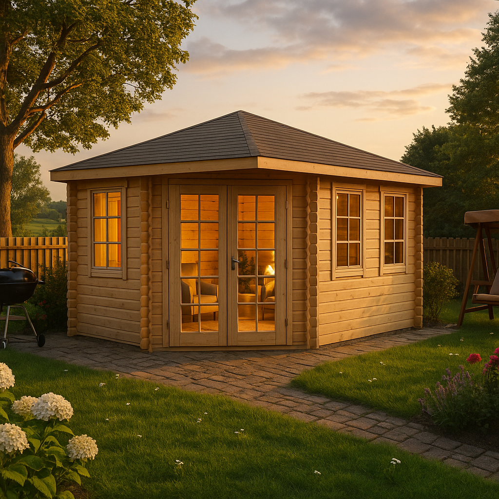 Fjordholz Gartenhaus Modell Kiano 44 D Fjordholz Gartenhaus Modell Kiano 44 D
