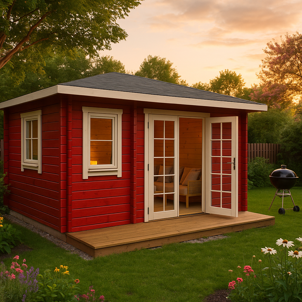 Fjordholz Gartenhaus Modell Kiano 44 E