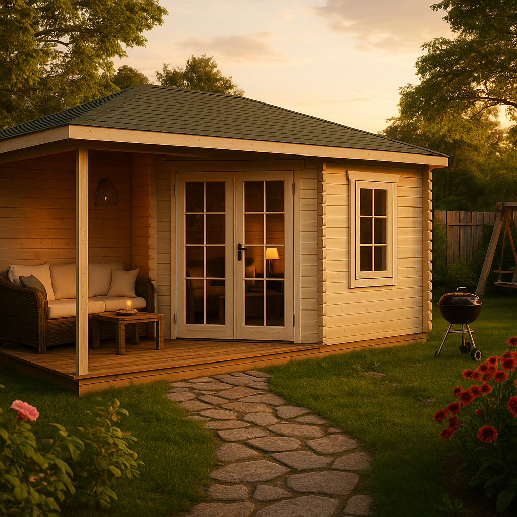 Fjordholz Gartenhaus Modell Kiano 70 A Fjordholz Gartenhaus Modell Kiano 70 A