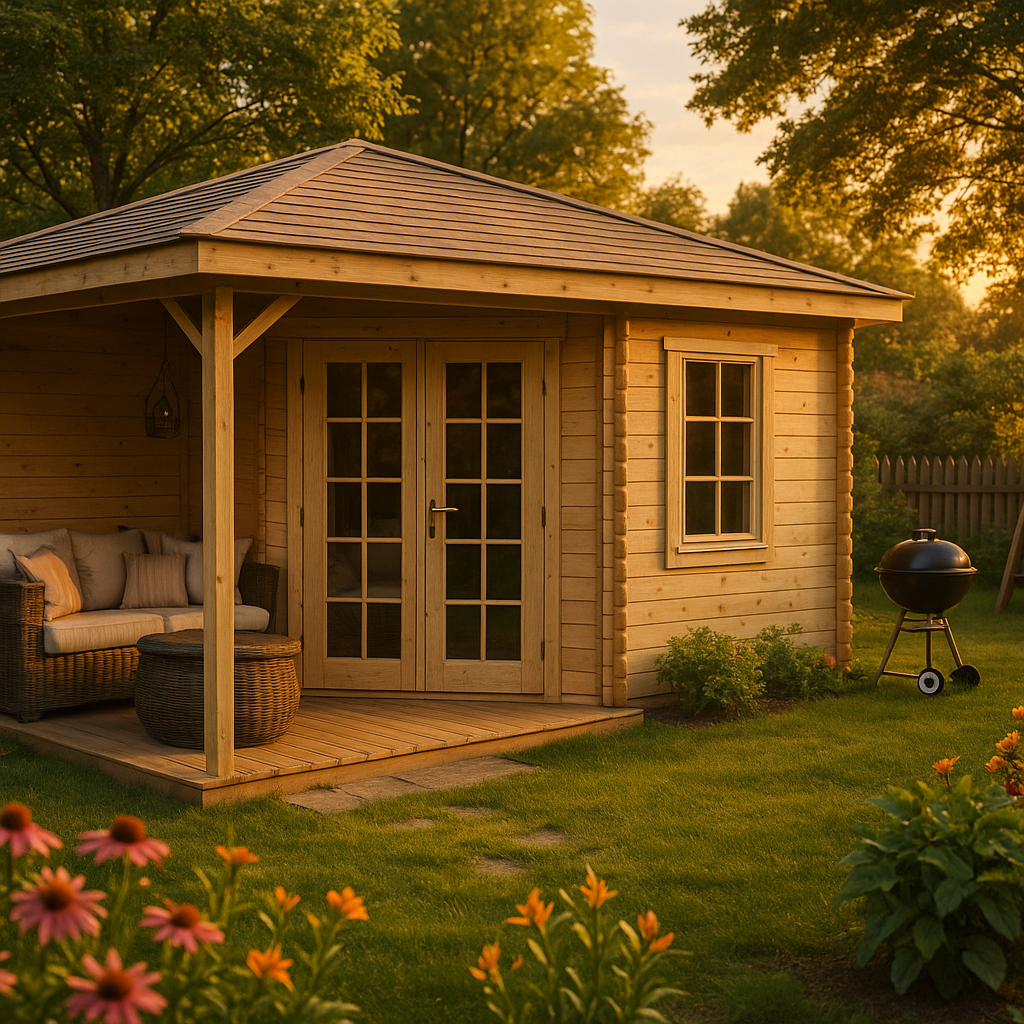 Fjordholz Gartenhaus Modell Kiano 70 A