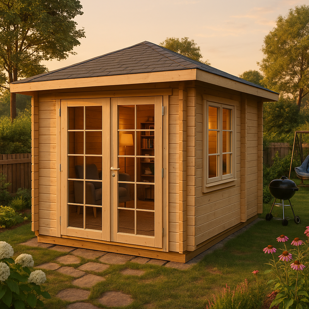 Fjordholz Gartenhaus Modell Kiano 70 B Fjordholz Gartenhaus Modell Kiano 70 B