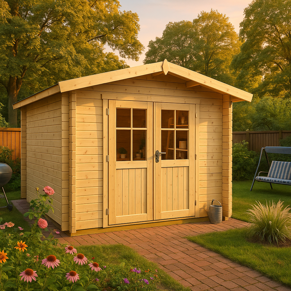 Fjordholz Gartenhaus Modell Kilian 28 B