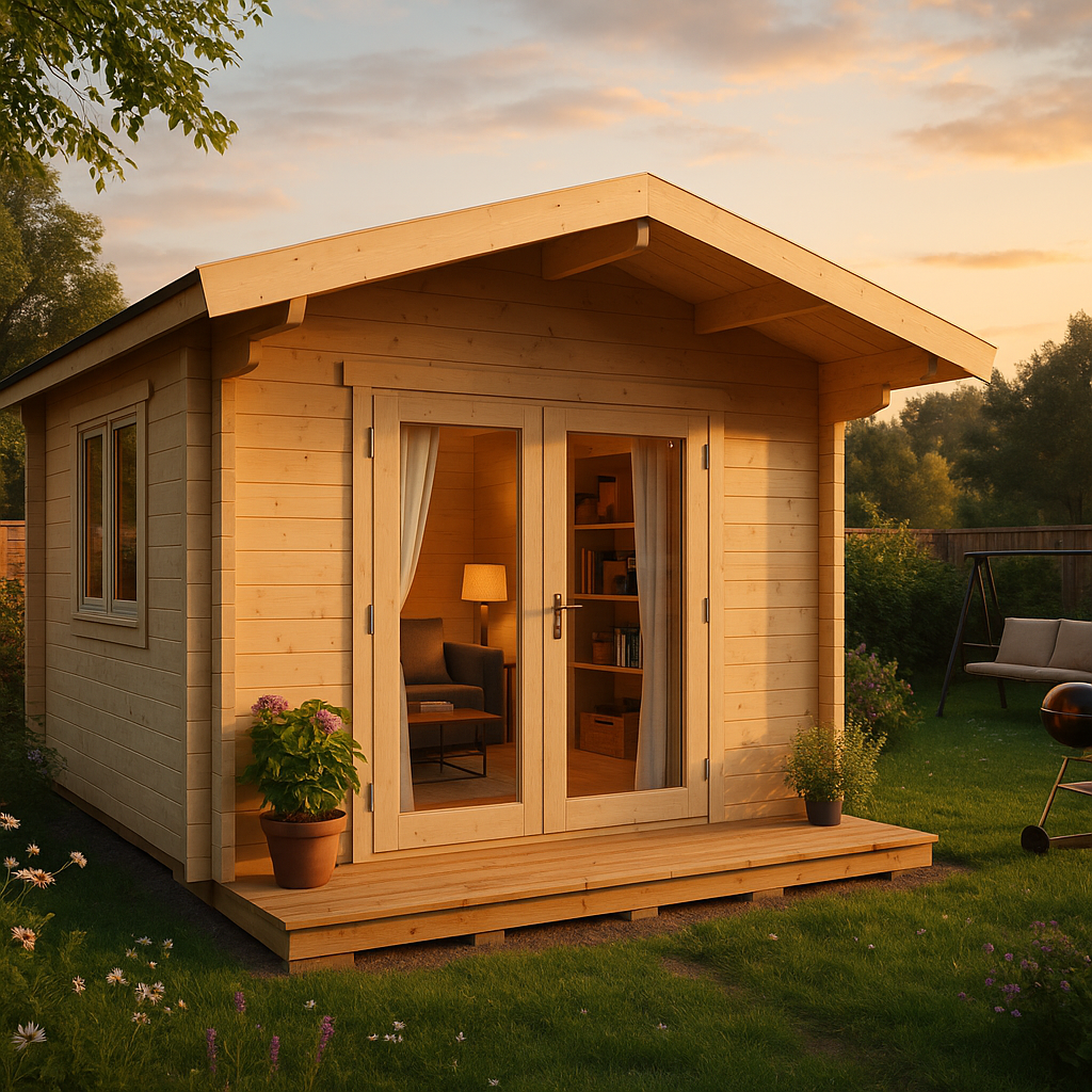 Fjordholz Gartenhaus Modell Kim 70 A| Rabatt: 26%|4x3m