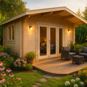 4x3m Fjordholz Gartenhaus Modell Kim 70 B| Rabatt: 26% Unkategorisiert online kaufen