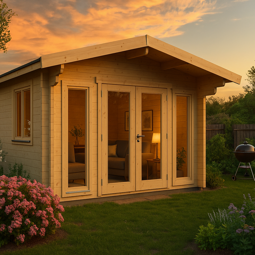 Fjordholz Gartenhaus Modell Kim 70 C Fjordholz Gartenhaus Modell Kim 70 C