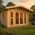 Fjordholz Gartenhaus Modell Kim 70 F| Rabatt: 26%|5x4m