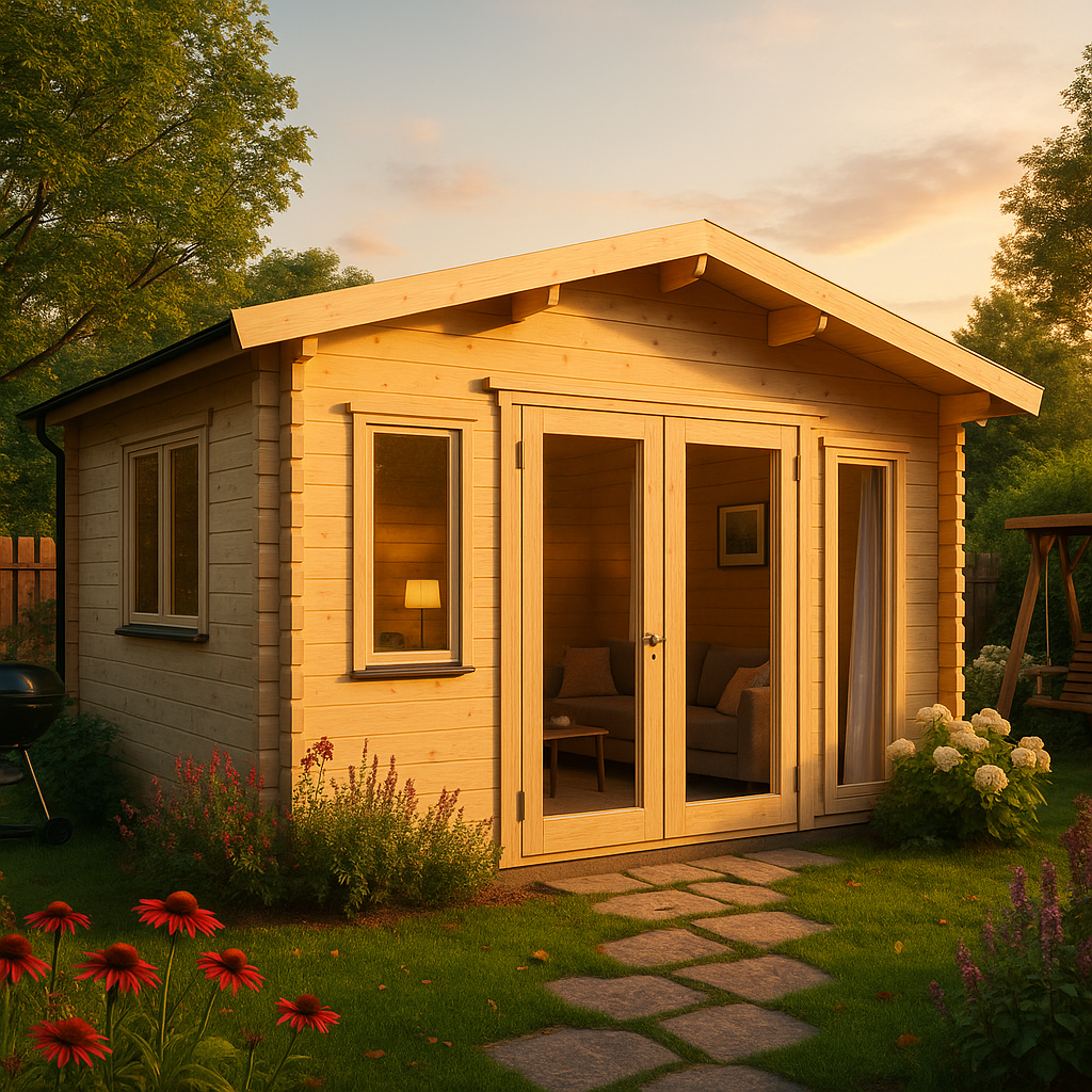 Fjordholz Gartenhaus Modell Kim 70 H Fjordholz Gartenhaus Modell Kim 70 H