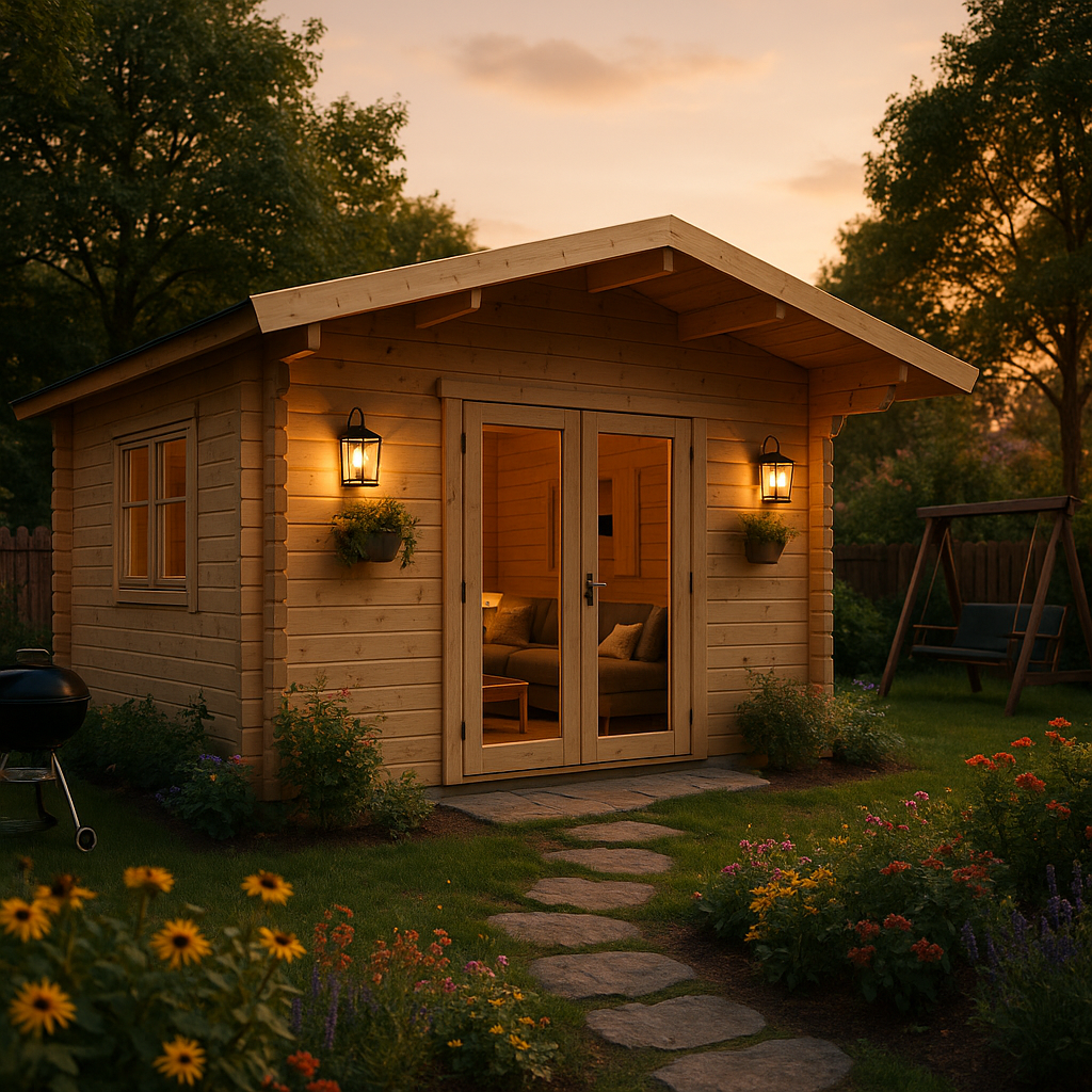 Fjordholz Gartenhaus Modell Kim 70 I