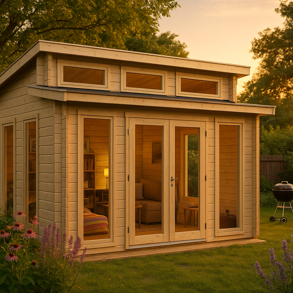 Fjordholz Gartenhaus Modell Kono 44 A Fjordholz Gartenhaus Modell Kono 44 A