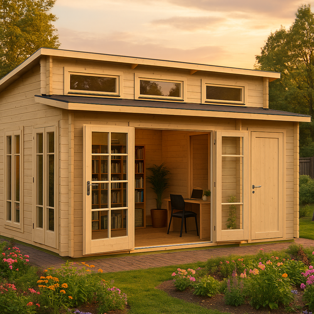 Fjordholz Gartenhaus Modell Kono 44 B Fjordholz Gartenhaus Modell Kono 44 B
