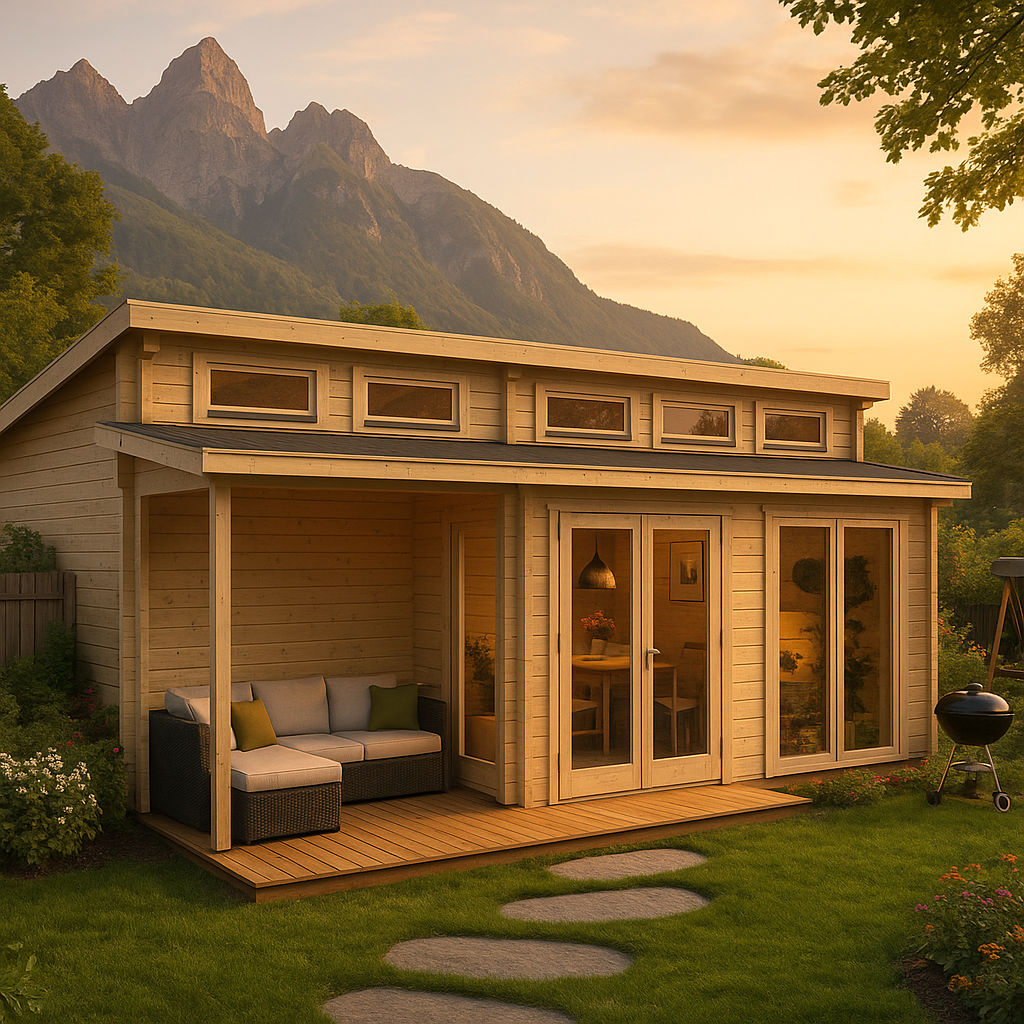 Fjordholz Gartenhaus Modell Kono 44 C Fjordholz Gartenhaus Modell Kono 44 C