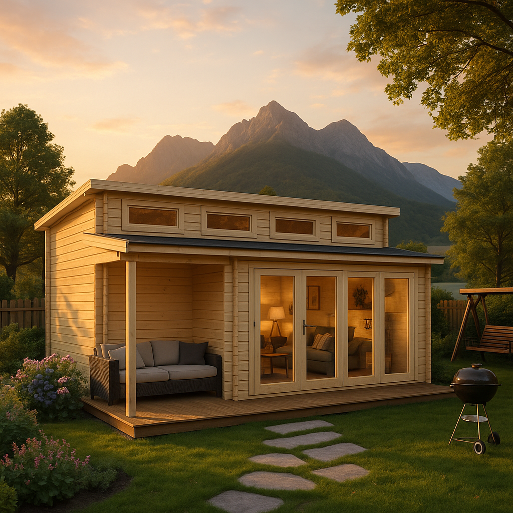 Fjordholz Gartenhaus Modell Kono 44 C| Rabatt: 26%