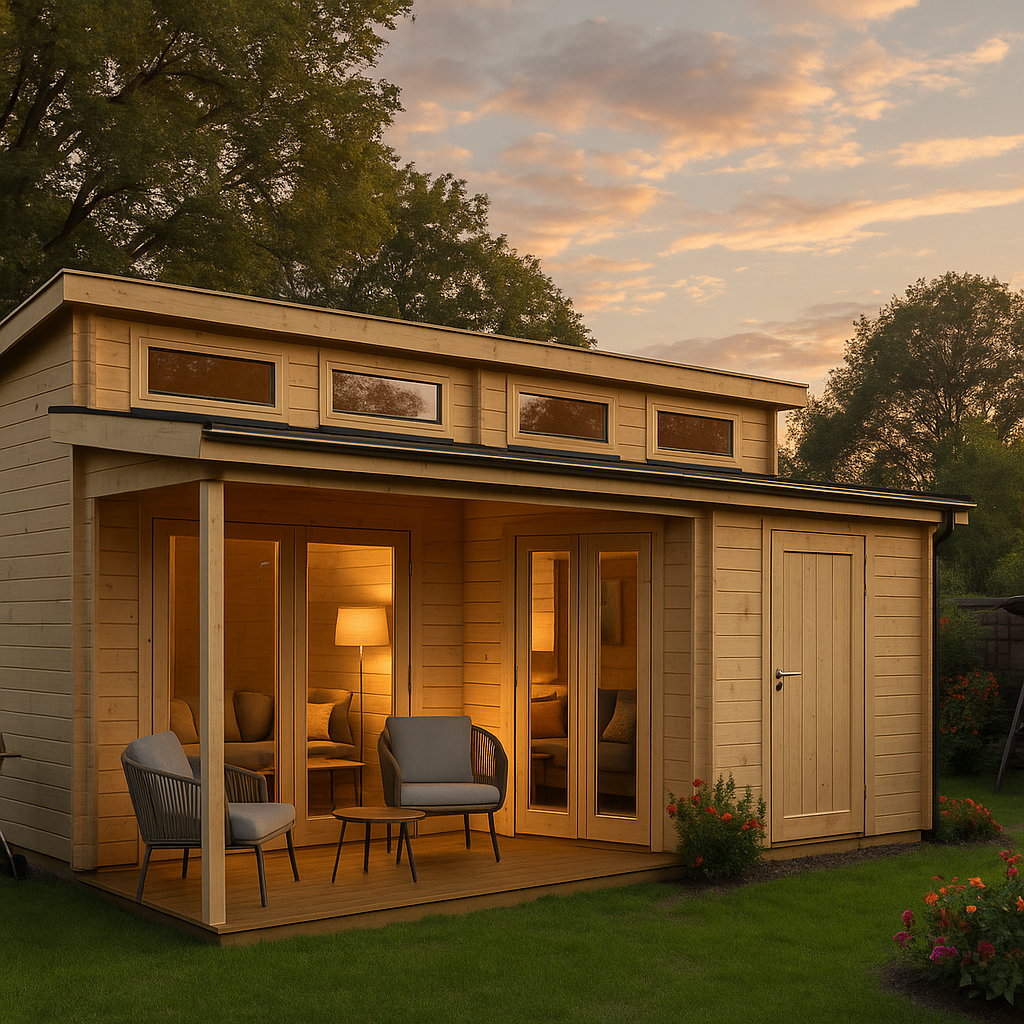 Fjordholz Gartenhaus Modell Kono 44 D Fjordholz Gartenhaus Modell Kono 44 D