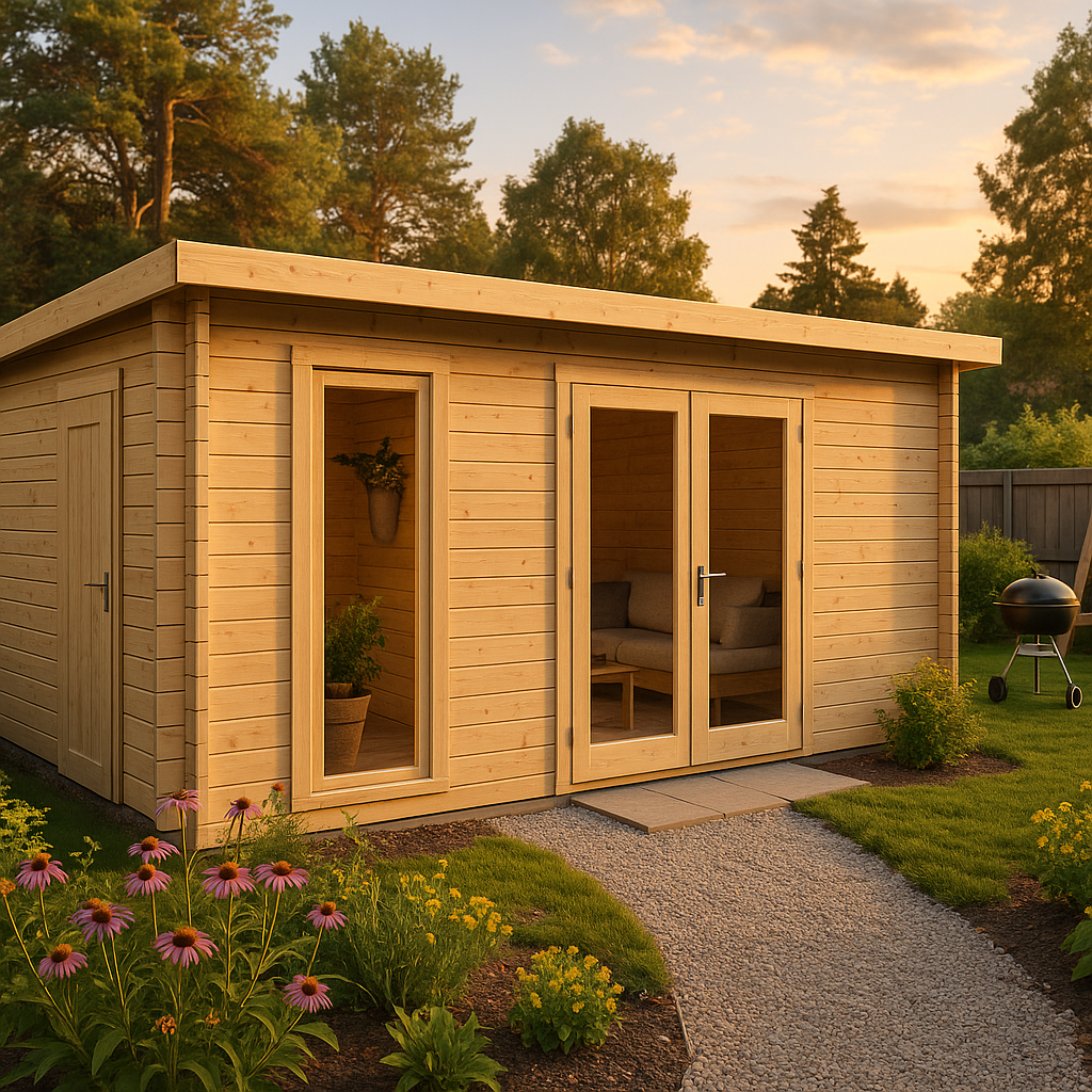 Fjordholz Gartenhaus Modell Krista 28 B Fjordholz Gartenhaus Modell Krista 28 B