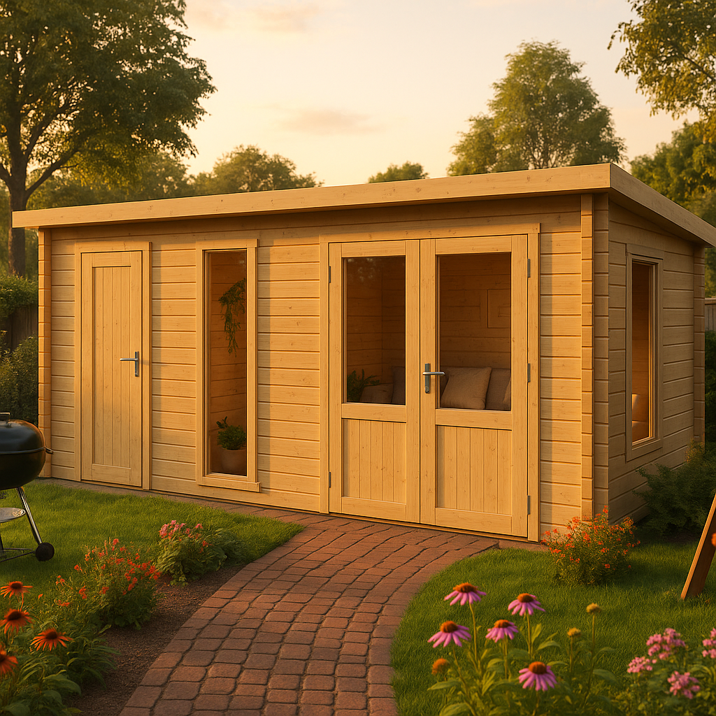 Fjordholz Gartenhaus Modell Krista 28 B Fjordholz Gartenhaus Modell Krista 28 B