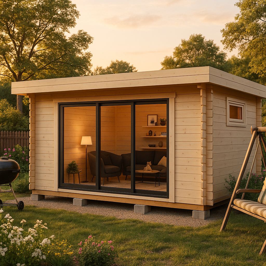 Fjordholz Gartenhaus Modell Kubi 44 Alu Concept Fjordholz Gartenhaus Modell Kubi 44 Alu Concept
