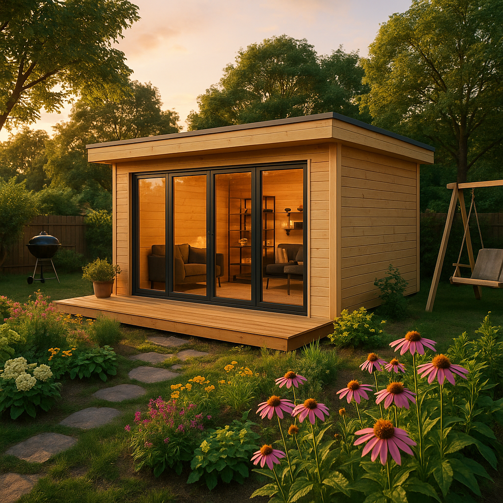 Fjordholz Gartenhaus Modell Kubi 44 Alu Concept| Rabatt: 26%