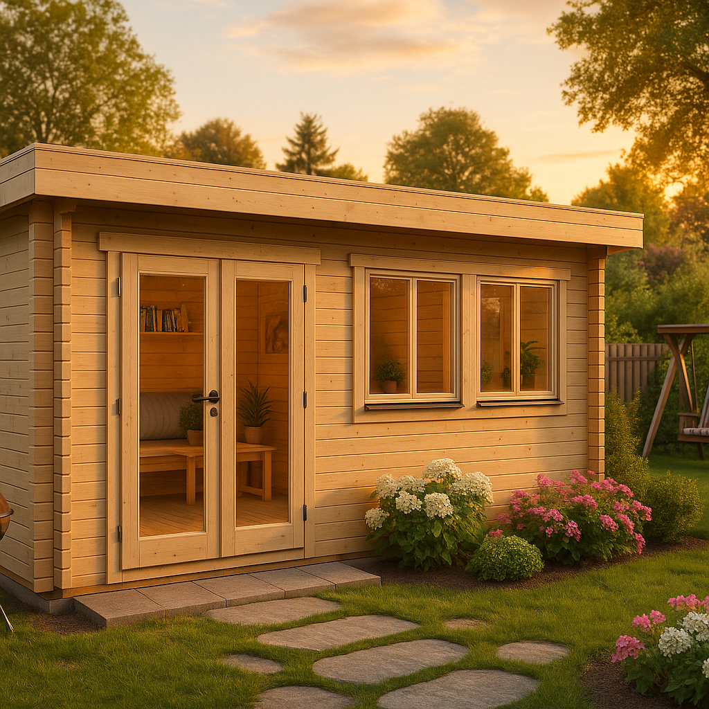 Fjordholz Gartenhaus Modell Kurt 44 B Fjordholz Gartenhaus Modell Kurt 44 B