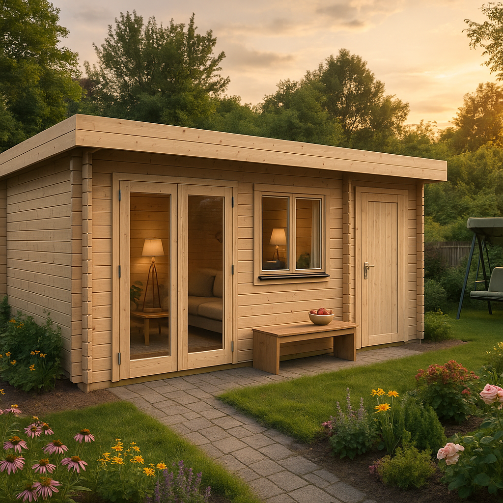 Fjordholz Gartenhaus Modell Kurt 44 C Fjordholz Gartenhaus Modell Kurt 44 C