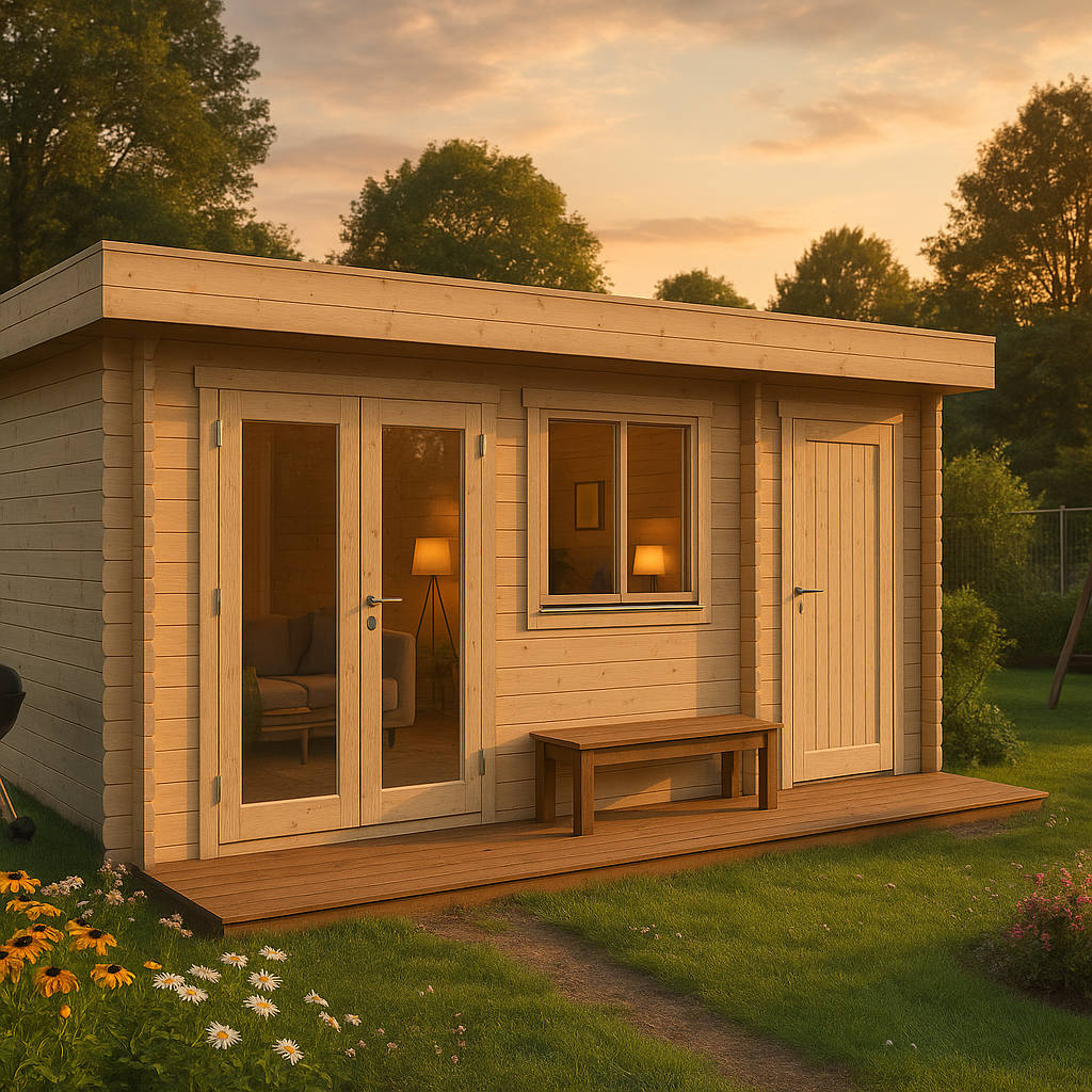 Fjordholz Gartenhaus Modell Kurt 44 C Fjordholz Gartenhaus Modell Kurt 44 C