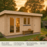 Fjordholz Gartenhaus Modell Kurt 44 D