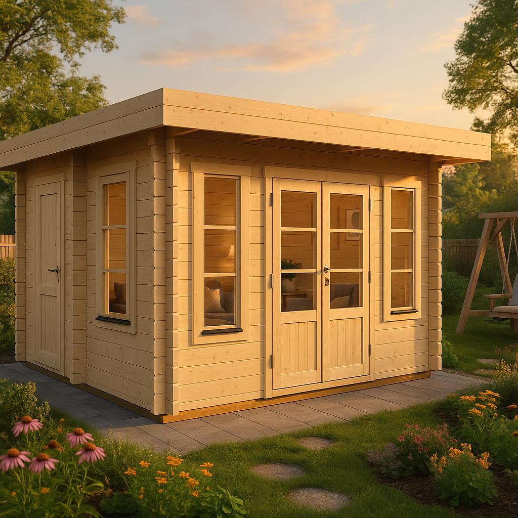 Fjordholz Gartenhaus Modell Lena 44 Fjordholz Gartenhaus Modell Lena 44