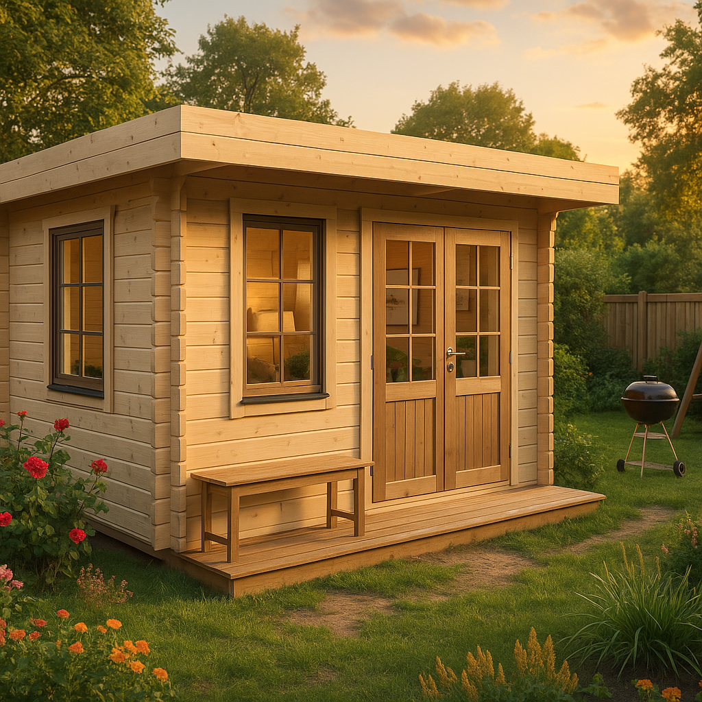 Fjordholz Gartenhaus Modell Lena 44 Fjordholz Gartenhaus Modell Lena 44