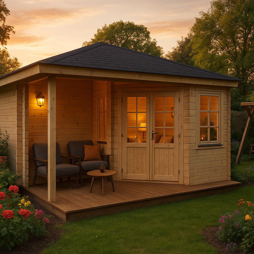 Fjordholz Gartenhaus Modell Lenja 70