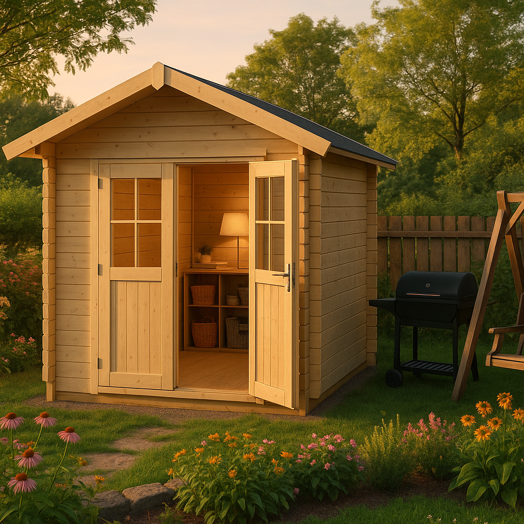 Fjordholz Gartenhaus Modell Lexi 44 A Premium Fjordholz Gartenhaus Modell Lexi 44 A Premium