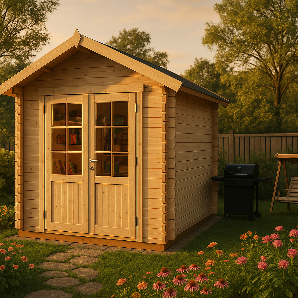 Fjordholz Gartenhaus Modell Lexi 44 A Premium Fjordholz Gartenhaus Modell Lexi 44 A Premium