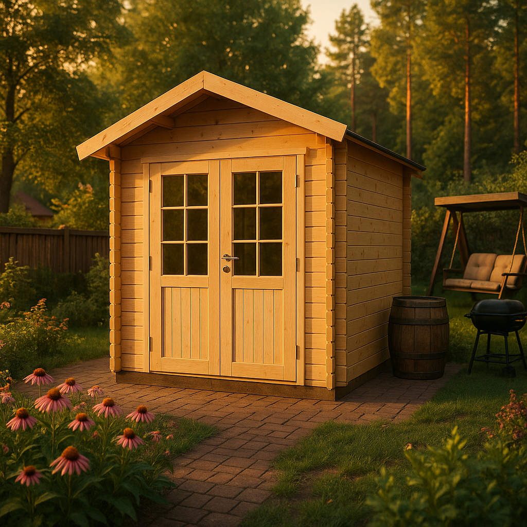 Fjordholz Gartenhaus Modell Lexi 44 C Premium