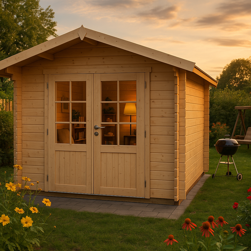 Fjordholz Gartenhaus Modell Lexi 44 D Premium