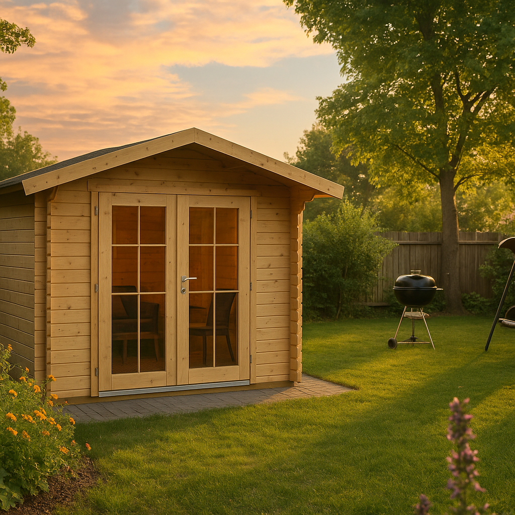Fjordholz Gartenhaus Modell Lexi 44 D Premium Fjordholz Gartenhaus Modell Lexi 44 D Premium