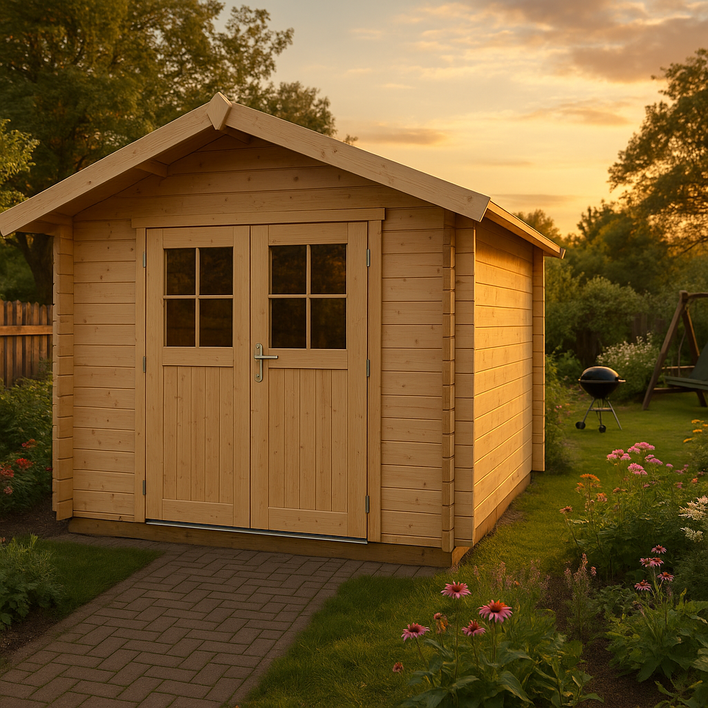 Fjordholz Gartenhaus Modell Lexi 44 D Premium