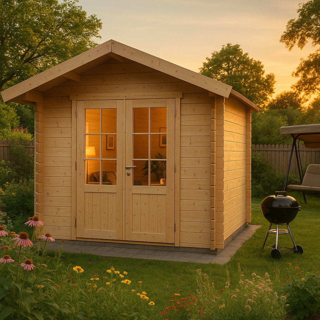 Fjordholz Gartenhaus Modell Lexi 44 D Premium