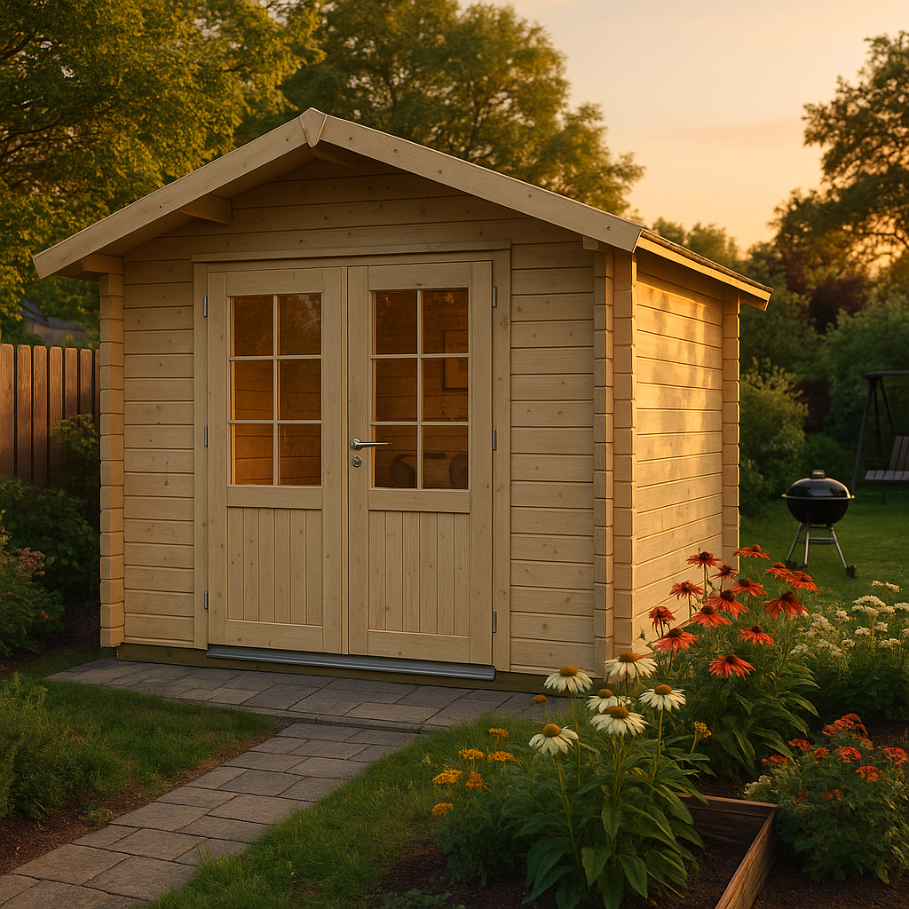 Fjordholz Gartenhaus Modell Lexi 44 D Premium Fjordholz Gartenhaus Modell Lexi 44 D Premium
