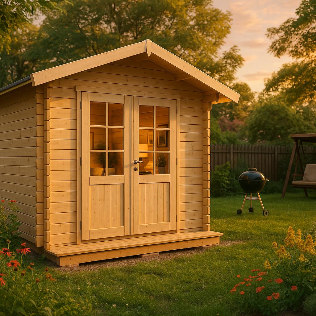 Fjordholz Gartenhaus Modell Lexi 44 D Premium Fjordholz Gartenhaus Modell Lexi 44 D Premium