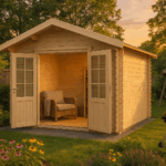 Fjordholz Gartenhaus Modell Lexi 44 E Premium