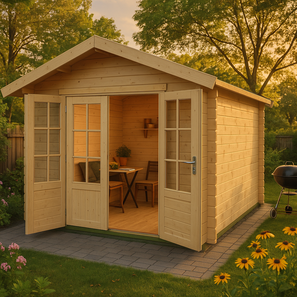 Fjordholz Gartenhaus Modell Lexi 44 G Premium
