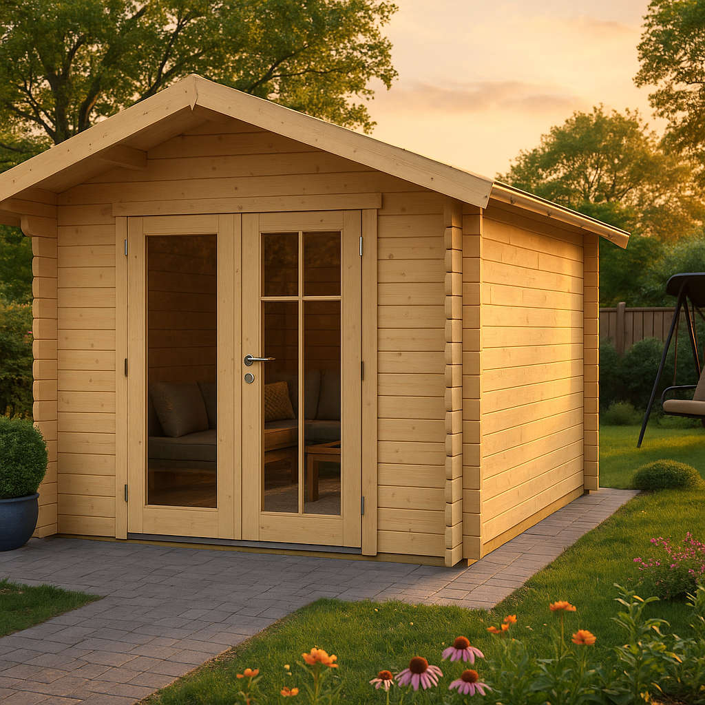 Fjordholz Gartenhaus Modell Lexi 44 G Premium
