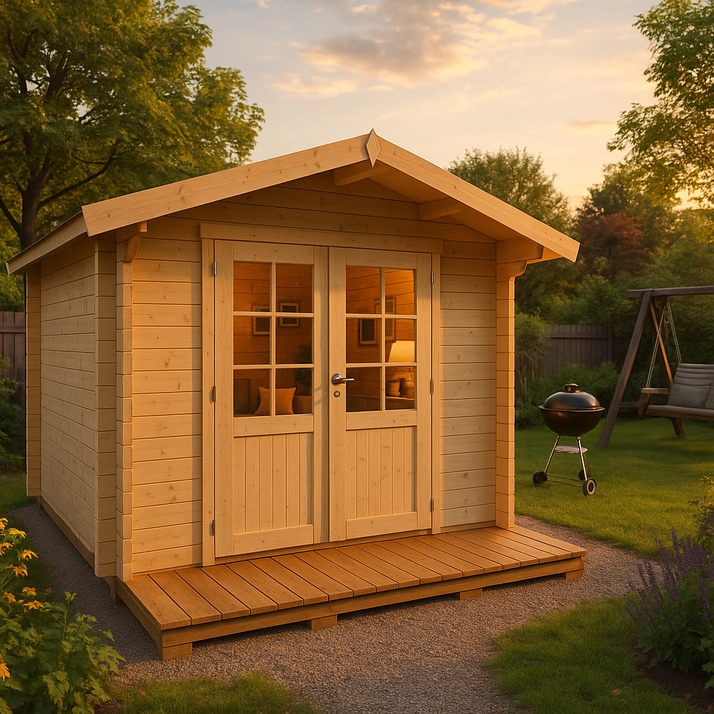 Fjordholz Gartenhaus Modell Lexi 44 H Premium