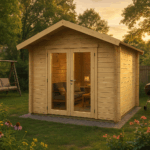 Fjordholz Gartenhaus Modell Lexi 44 H Premium| Rabatt: 26%|4x3m