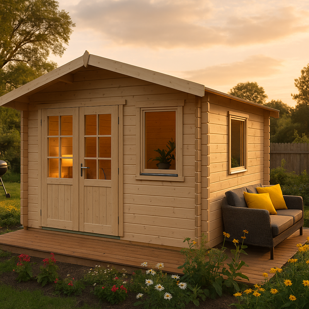 Fjordholz Gartenhaus Modell Lexi 44 I Premium Fjordholz Gartenhaus Modell Lexi 44 I Premium