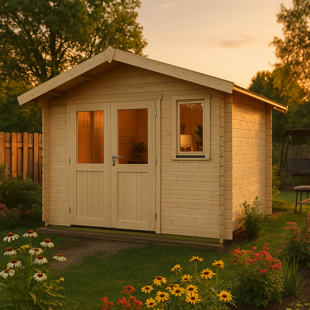 Fjordholz Gartenhaus Modell Lexi 44 I Premium